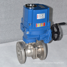ss304 high pressure electric flow control valve